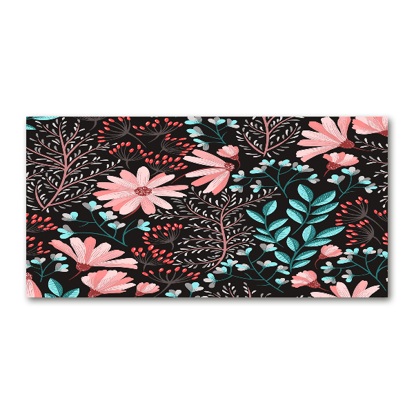 Quadro su vetro Fiori primaverili