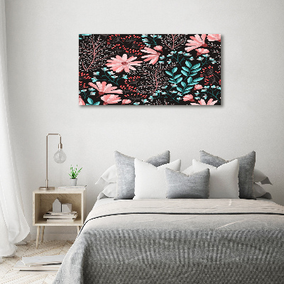 Quadro su vetro Fiori primaverili