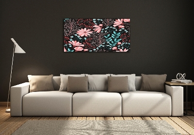 Quadro su vetro Fiori primaverili