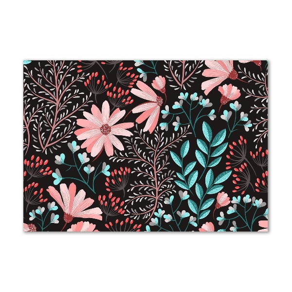 Quadro su vetro Fiori primaverili