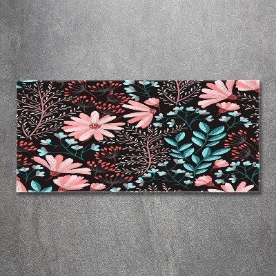 Quadro su vetro Fiori primaverili