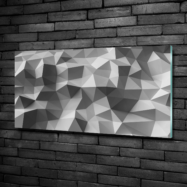 Quadro su vetro Triangoli astratti