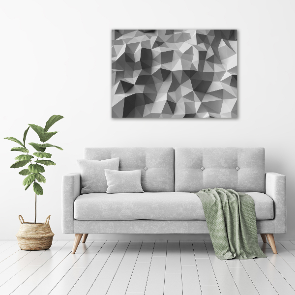 Quadro su vetro Triangoli astratti