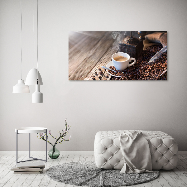 Quadro in vetro Caffè del mattino