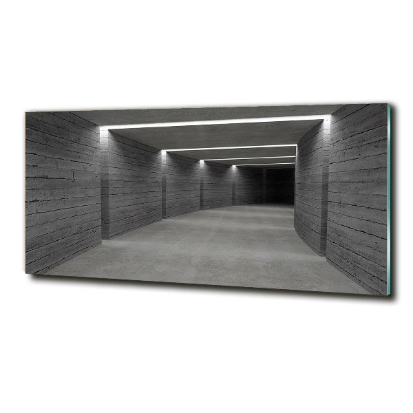 Quadro su vetro Tunnel in cemento