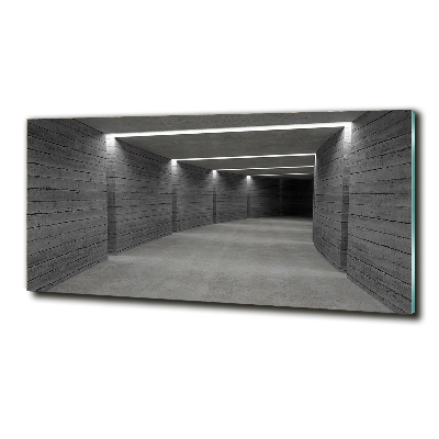Quadro su vetro Tunnel in cemento