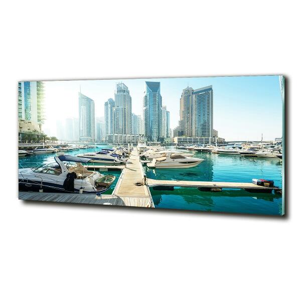 Quadro su vetro Marina di Dubai
