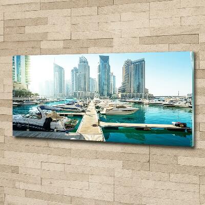 Quadro su vetro Marina di Dubai