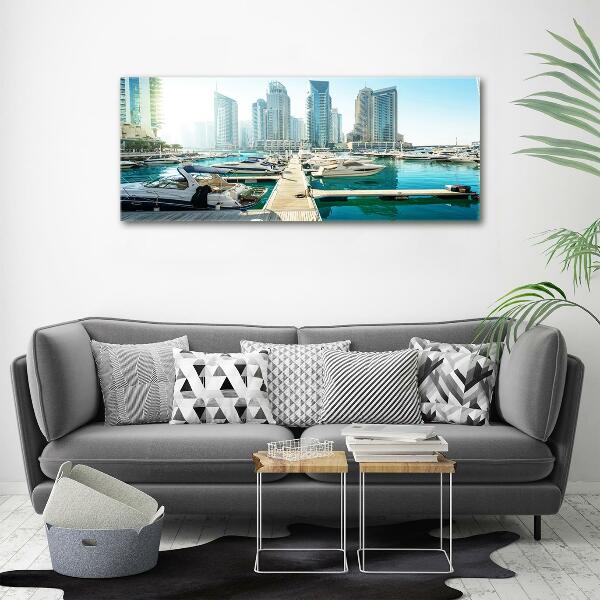 Quadro su vetro Marina di Dubai