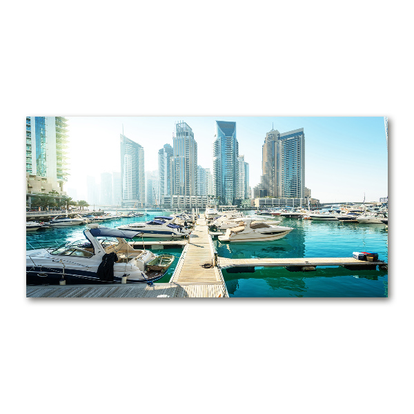 Quadro su vetro Marina di Dubai