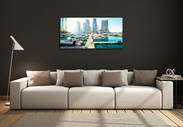 Quadro su vetro Marina di Dubai