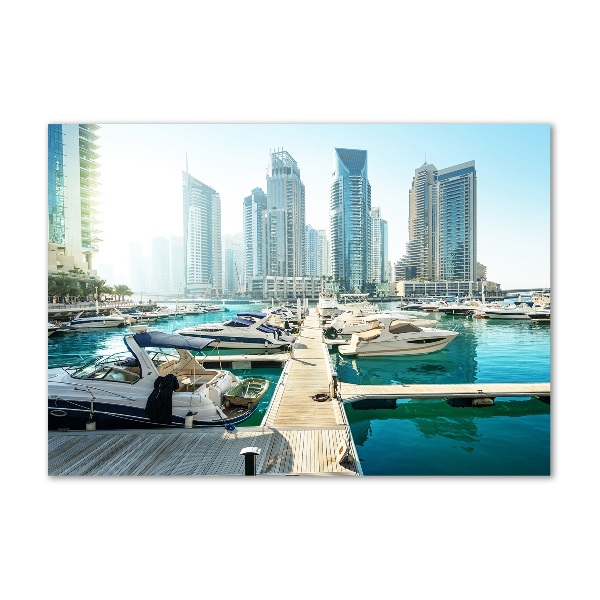 Quadro su vetro Marina di Dubai