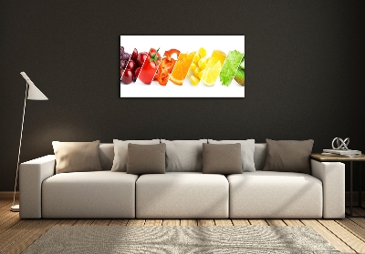 Quadro su vetro Frutta e verdura