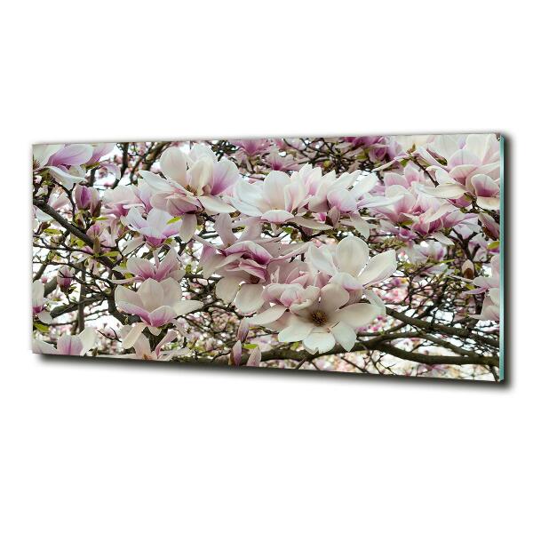 Quadro in verde Fiori di magnolia