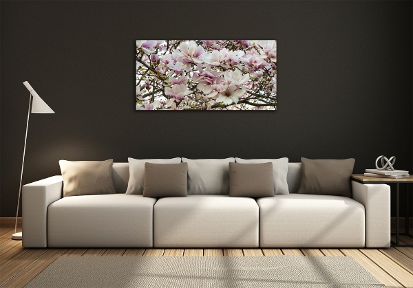 Quadro in verde Fiori di magnolia