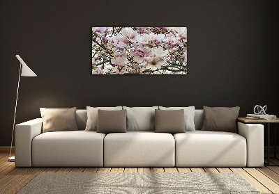 Quadro in verde Fiori di magnolia