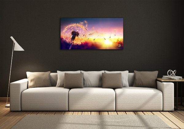 Quadro su vetro Dente di leone