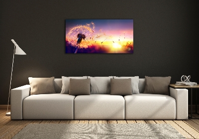 Quadro su vetro Dente di leone