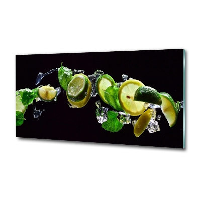 Quadro vetro Lime e limone