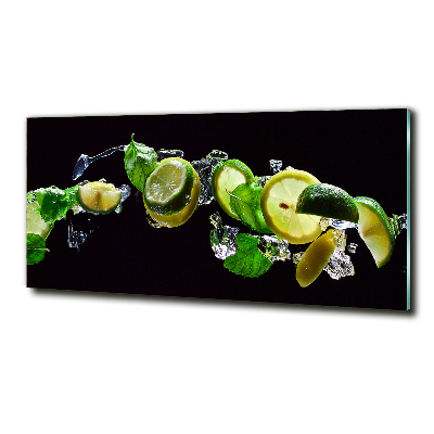 Quadro vetro Lime e limone