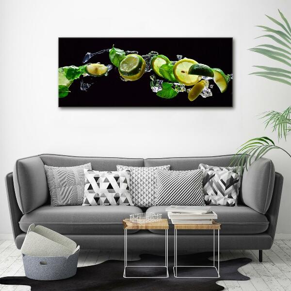 Quadro vetro Lime e limone