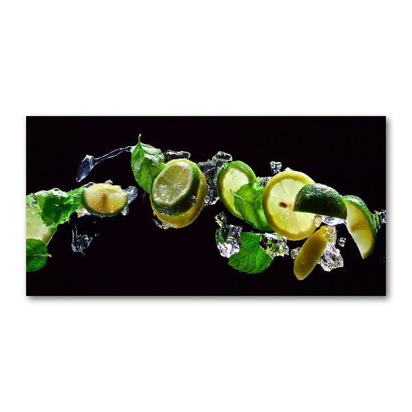 Quadro vetro Lime e limone