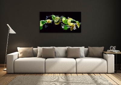 Quadro vetro Lime e limone