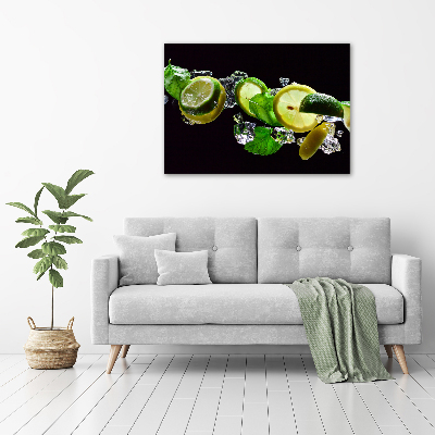 Quadro vetro Lime e limone