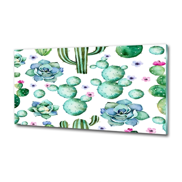 Quadro in verde Cactus