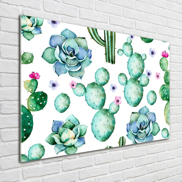 Quadro in verde Cactus