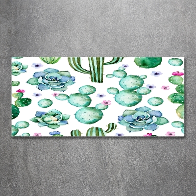 Quadro in verde Cactus