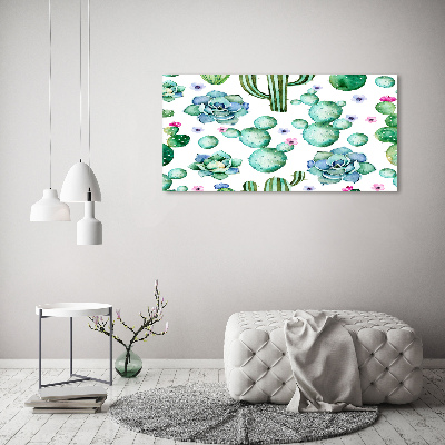 Quadro in verde Cactus