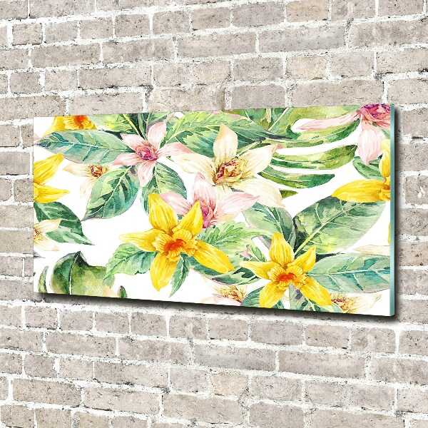 Quadro vetro Orchidea