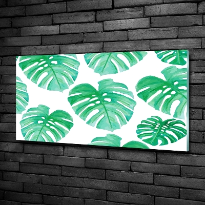 Quadro in verde Monstera