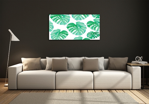 Quadro in verde Monstera