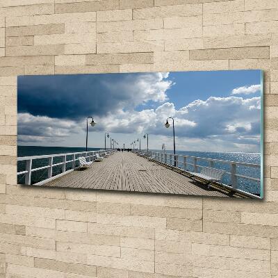 Quadro su vetro Molo di Orłowo