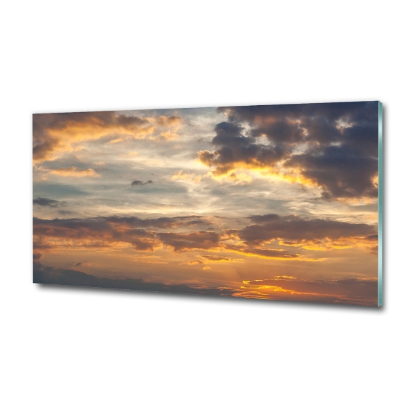 Quadro su vetro Tramonto