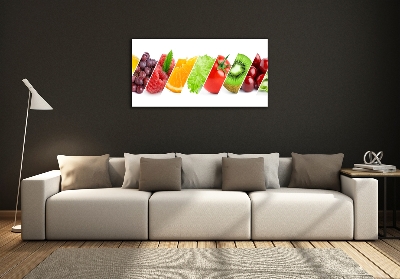 Quadro su vetro Frutta e verdura