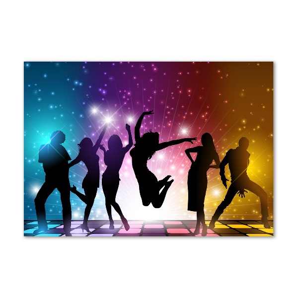 Quadro su vetro Discoteca