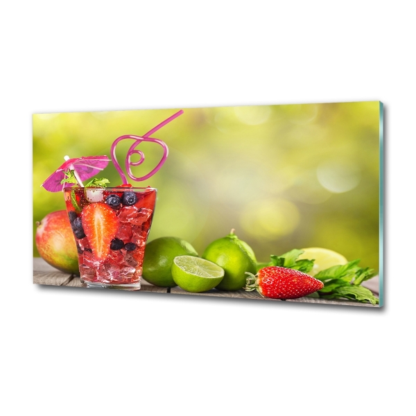 Quadro vetro Cocktail di frutta