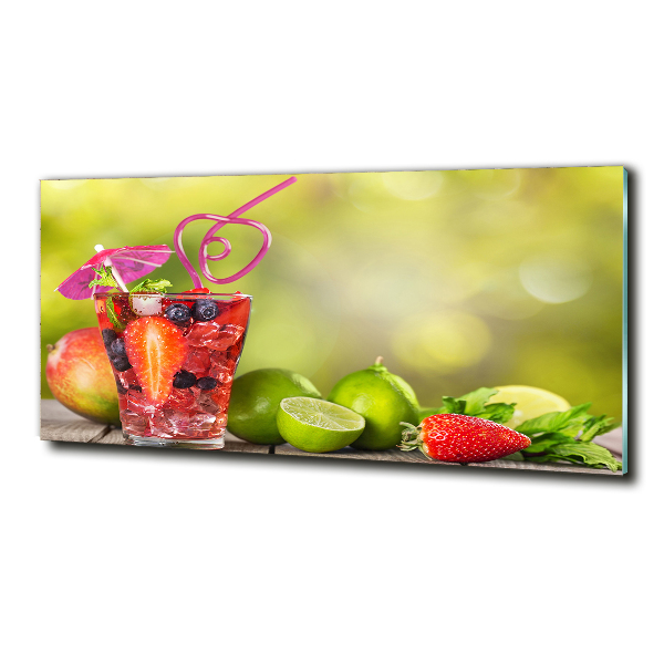 Quadro vetro Cocktail di frutta