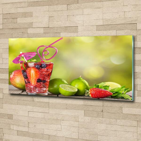 Quadro vetro Cocktail di frutta