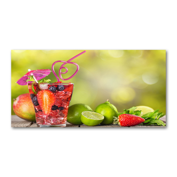 Quadro vetro Cocktail di frutta
