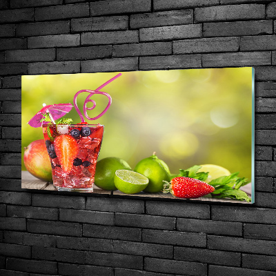 Quadro vetro Cocktail di frutta