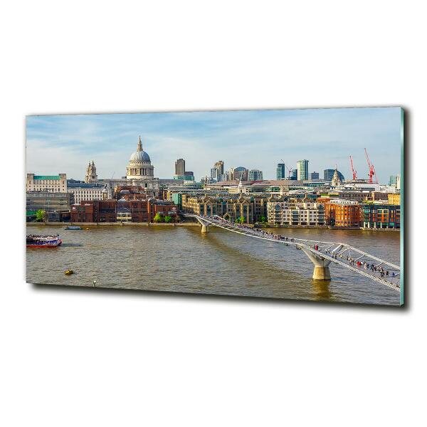 Quadro vetro Tamigi Londra