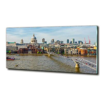 Quadro vetro Tamigi Londra