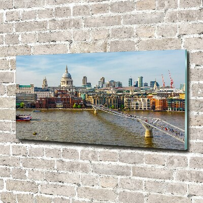 Quadro vetro Tamigi Londra