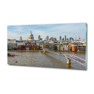 Quadro vetro Tamigi Londra