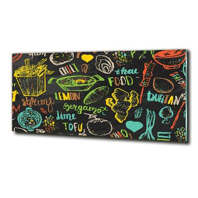 Quadro su vetro Cibo tailandese