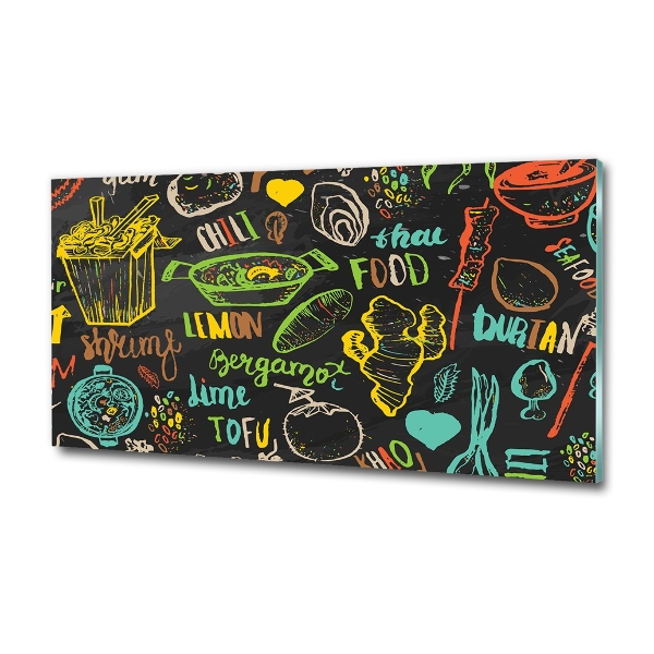 Quadro su vetro Cibo tailandese
